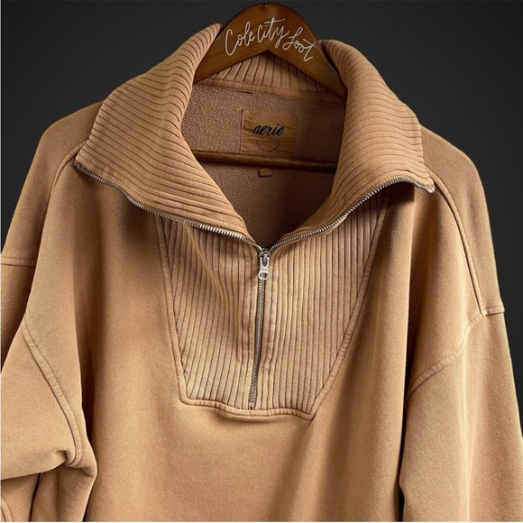 Aerie Half Zip Pullover - Picture 2 of 6